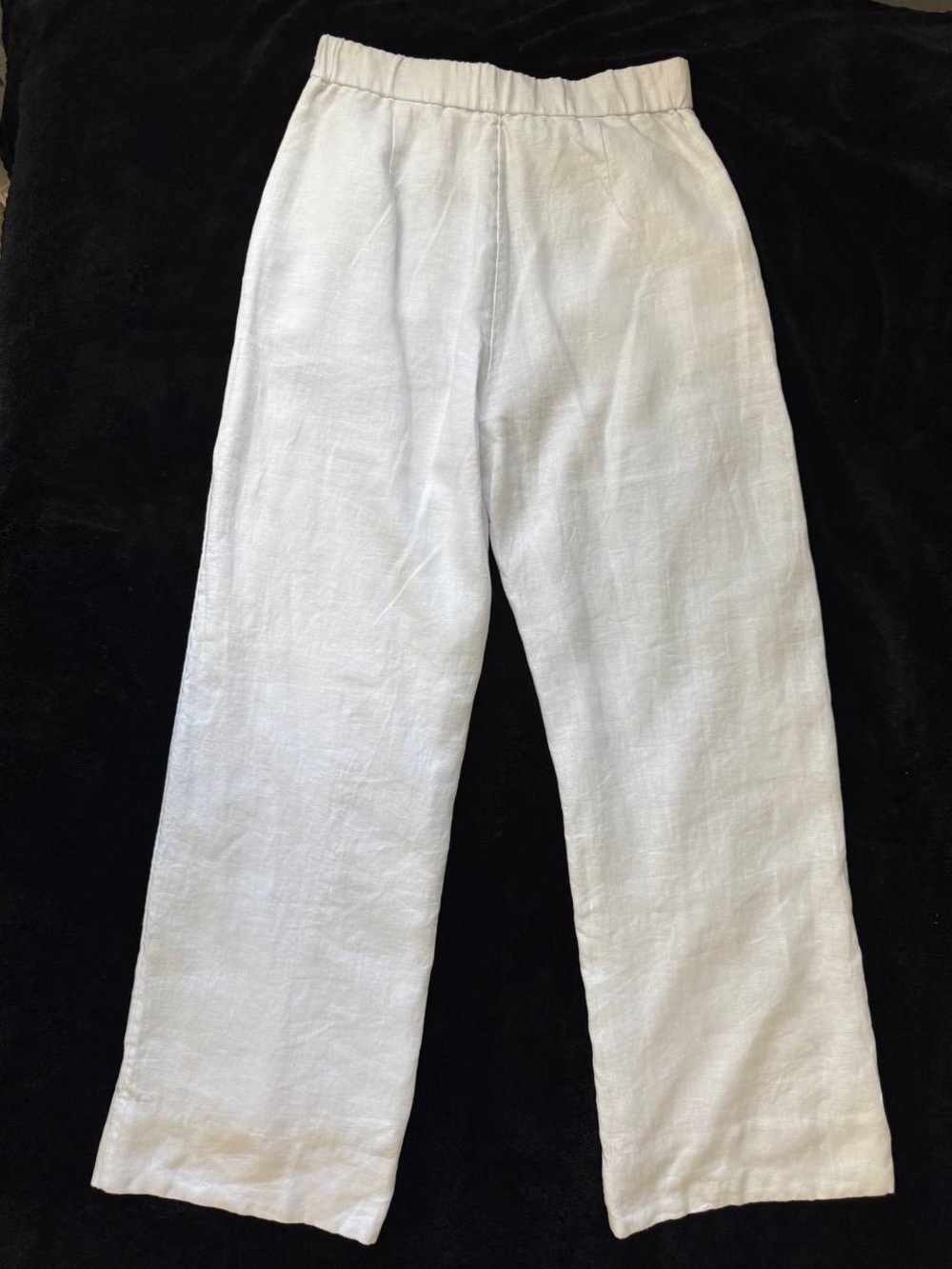 NWT Abercrombie & Fitch Women’s White Linen Pants Lining Size 26 - Picture 4 of 9